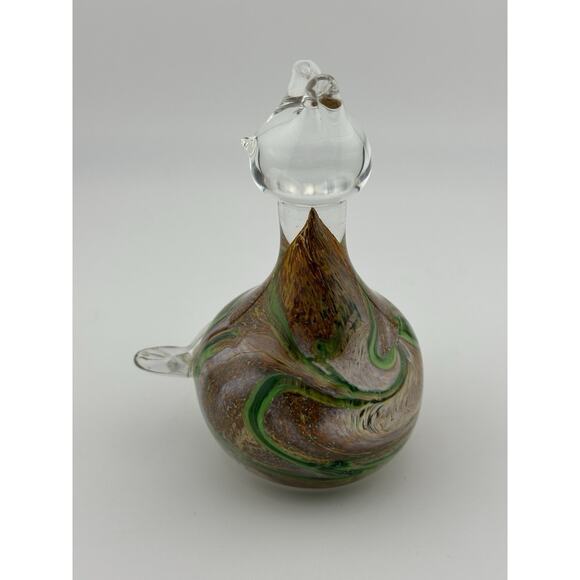 Mtarfa Artisans Centre Valletta Malta Hand Blown Glass Cat Figurine Swirl - Picture 5 of 10